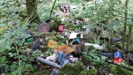 Sanacija črnega odlagališča – Banova jama 108